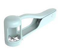 Affettatrice per frutta per pomodoro, ciliegia, fragola, oliva, strumento per tagliare l'uva per bambini, gadget da cucina in acciaio inox, con manici ergonomici antiscivolo