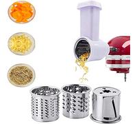 Affettatrice per KitchenAid, grattugia a cilindri e tagliatori, accessori di taglio di verdure in acciaio inox, compatibile con il frullatore verticale Kitchenaid?