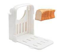 Affettatrice Per Pane - ABS, 6,3x5,51x2,36 Pollici Affettatrice Perpane Manuale Guida Multiuso Per Il Pane | Base Antiscivolo Taglio Preciso, Toast Bagel Formaggio Per Cucine, Ristoranti,