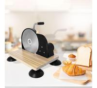 Affettatrice per Pane Macchina Tagliapane Manuale Taglia Toast in Legno E