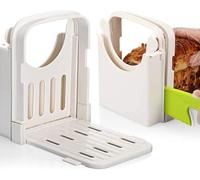 Affettatrice per pane, multifunzione per panini/toast, pieghevole e regolabile, strumenti guida per il taglio del pane, arrosti, panini, affetta pane