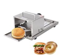 Affettatrice per panini e hamburger, tagliatrice commerciale per pane e bagel con spessore regolabile, ideale per panetterie e caffetterie