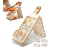 Affettatrice per patate | Affettatrice da cucina 4 in 1 per alimenti - Formaggio regolabile - Per cucina domestica ristorante insalata formaggio cipolla patata cetriolo