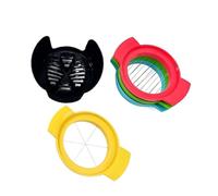 Affettatrice per uova 4 in 1, in acciaio inox, affettatrice per uova sode e fragole, multiuso, in acciaio inox, per tagliare uova, fragole, formaggio