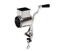 Affettatrice per verdure con manovella, trituratore per formaggio con 5 lame intercambiabili, grattugia per formaggio, grattugia per formaggio, grattugia per tamburo manuale, tagliaverdure per noci,