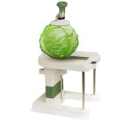 Affettatrice per verdure e affettaverdure e affetta cavolo in | Facile da usare: il meccanismo a manovella scorrevole e l'impugnatura ergonomica del taglierino rendono il taglio