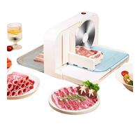 Affettatrice Pieghevole Elettrico Pane Affettatrice Pieghevole Spessore Di Taglio 0-15 Mm Lama In Acciaio Inossidabile Ø190 Mm 200W