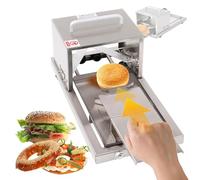 Affettatrice professionale per bagel, tagliapasta manuale per hamburger con 4 altezze regolabili, per ciambelle e fette di panino