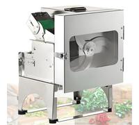 Affettatrice professionale per cipollotti, tritatutto per cipolle novelle, tagliaverdure elettrico da 300 W, taglia porri da 200 kg/h, tagliaverdure regolabile da 1,3 a 35 mm