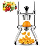Affettatrice Professionale per Limoni, Lame in Acciaio Inossidabile | Affettatrice Professionale per Limoni, 4/6/8/12 Spicchi, Base Antiscivolo, Facile da Pulire, per Bar Ristoranti(4 Pieces)