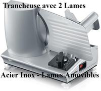 Affettatrice Prosciutto Salsicce Pane Formaggio 180 W Lama In Acciaio Inox...