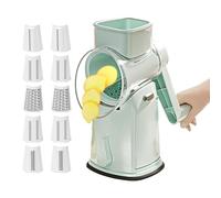 Affettatrice tagliaverdure - Grattugia formaggio rotante per cucina - tritatutto alimentare manuale a manovella accessori da cucina per la casa carota cavolo limone patate