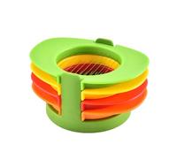 Affettatrice Uova 4 in 1 in Acciaio Inox Base e Fili | Divisori per Uova, Separatore per Uova Margherita, Taglio Preciso per Frutta, Verdure e Torte
