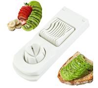 Affettauova | 2 in 1 Tagliauova e Frutta Multifunzione - Materiale Alimentare Accessorio Cucina per Preparazione Piatti Colazione Sandwich Insalate Picnic e BBQ