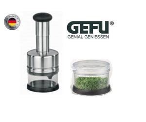 affettaverdure a pressione Gefu, Tritaverdure e spezie in Acciaio Inox Gefu