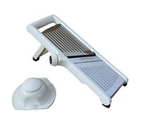 AFFETTAVERDURE AFFETTATRICE MULTIUSO ACCIAIO MANDOLINA LAMA SLICER,VISTO IN TV,EURONOVITA' (Bianca)