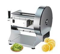 Affettaverdure Elettrico e Manuale Professionale Inox 0-10mm, Macchina per Taglio Julienne e Preparare Insalate, Alta Capacità, per Catering e Ristorazione, Pro