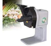 Affettaverdure elettrico e trituratore con spessore regolabile e porte multiple per una facile preparazione degli alimenti in cucina