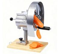 Affettaverdure manuale con tagliere, design multiuso in alluminio per una facile pulizia e resistenza alla ruggine, ideale per ristoranti e mense