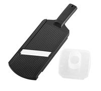 Affettaverdure per Frutta e Verdura, Mandolina Affettatrice Professionale, Tagliapatate Affetta da Cucina con Lame in Acciaio e Protezione di Sicurezza, per Legumi Cipolla Carote Alimenti (Nero)