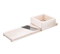 Affettaverdure sauerkraut Affettaverdure Mandolina in legno con 3 coltelli e cassetto 56 cm