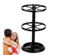 Affichage de la boucle d'oreille pour les vendeurs supports d'affichage de boucle d'oreille Rotation de 2 niveaux Stand d'organisateur du support de boucle d'oreille Organisation à domicile boît