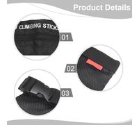 Affidabile Borsa da Trekking Pole Bag Nylon e Tessuto Oxford Costruzione per Dur