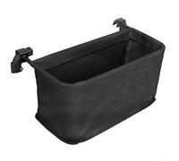 Affidabile borsa portaoggetti posteriore per carrelli da campeggio, adatta per telaio tubolare quadrato da 1 5 cm (nero)
