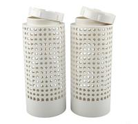 Affidabile contenitore per compostaggio all'aperto per trasformare gli scarti di cibo e le rifilature del cortile in ammendante ricco di sostanze nutritive (3 pezzi)