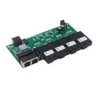 Affidabile convertitore in fibra Gigabit Ethernet 4 3 porte in rame processore multimediale Gigabit con trasmissione monomodale da 20 km