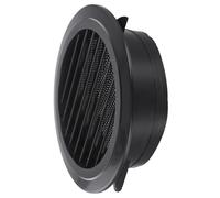 Affidabile copertura griglia di ventilazione rotonda ABS nero per un flusso d'ar [EEK: A]