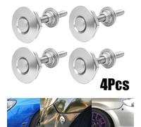 Affidabile E Durevole Argento Cofano Perno Serrature 4Pcs Pulsante Stile