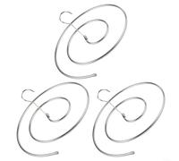 Affidabile gancio a spirale per trapunte realizzato in acciaio inossidabile adatto per uso domestico e dormitorio negozi piatto quando non utilizzato (3 pezzi)