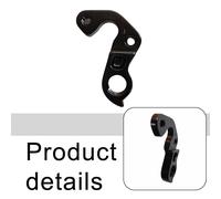 Affidabile gancio deragliatore posteriore bici lega CNC con viti colore nero