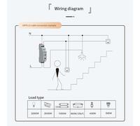 Affidabile Interruttore Timer GRT8LS per Automazione Luci Pozzetto Scale e Corri