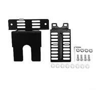 Affidabile kit di staffe per girarrosto in ferro per una facile installazione sulla maggior parte delle griglie standard (ferro)