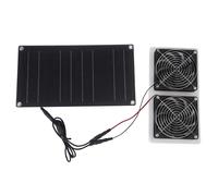 Affidabile Kit Ventilatore Solare 30W con Doppia Ventola IPX7 per Flusso d'Aria