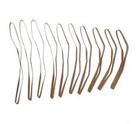 Affidabile nastro sigillante termico in PTFE, confezione da 10, progettato per resistere a temperature estreme, perfettamente adatta ad ambienti industriali (750 mm x 15 mm x 0,2 mm)