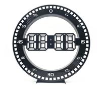 Affidabile orologio da parete silenzioso 12 pollici con griglia luminosa a LED p