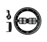 Affidabile orologio da parete silenzioso 12 pollici con griglia luminosa a LED p