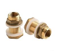 Affidabile ottone esagonale riduzione capezzolo per impianti idraulici per acqua per adattatore serbatoio (DN15)