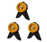 Affidabile per adattatore gas esterno compatibile con tipi di valvole comuni per un collegamento sicuro del gas con spegnimento automatico per evitare perdite (arancione)