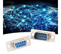 Affidabile Set di Connettori DB9 da 40 Pezzi Presa per Monitor Blu per Applicazioni PLC e Conversione Dati