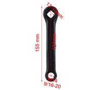 Affidabile set pedivelle 127 mm per cyclette manovella sinistra e destra per uso