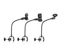 Affidabile supporto da scrivania per microfono con collo d'oca flessibile per un posizionamento ottimale del suono (microfono diametro 28-40 mm)