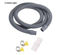 Affidabile Tubo di Scarico Grigio per Lavatrice Lavastoviglie Kit Prolunga 2 Met