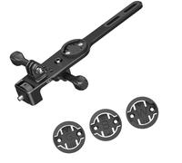 Affidabilità Ciclismo Attacco Bike Computer Mount per Gear Shock Absorbing Metal Frame Smooth Capturing Antiurto Attacco Ciclismo per Gear Facile installare Telaio in metallo Viaggio liscio