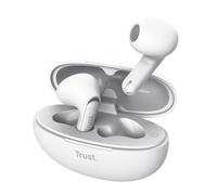 Affidati alle cuffie Bluetooth Yavi ENC con custodia di ricarica/bianco