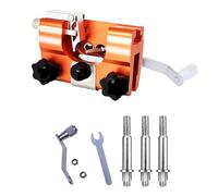 Affila Catena Motosega, Portatile e Multifunzionale Ffila Catena Motosega, Utilizzato per Catene Di Motoseghe (Arancione grande)