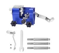 Affila Catena Motosega, Portatile e Multifunzionale Ffila Catena Motosega, Utilizzato per Catene Di Motoseghe (Blu piccolo)